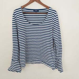 Chaps Striped Top Size XL